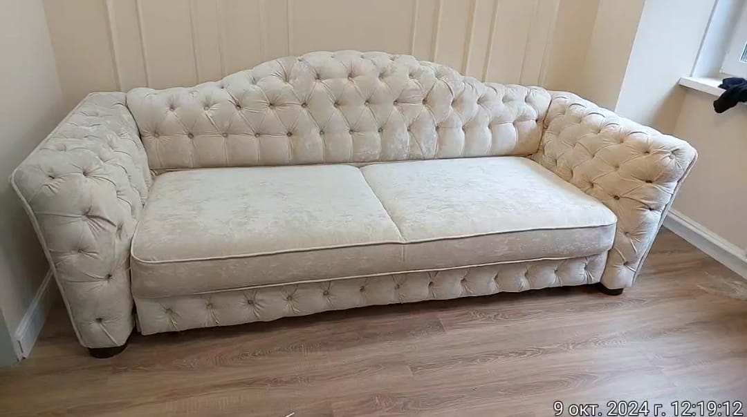 Замена обивки дивана на дому. Бауманская