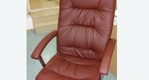 Обтяжка офисного кресла. Бауманская